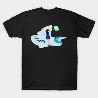 happy holiday flat design T-Shirt